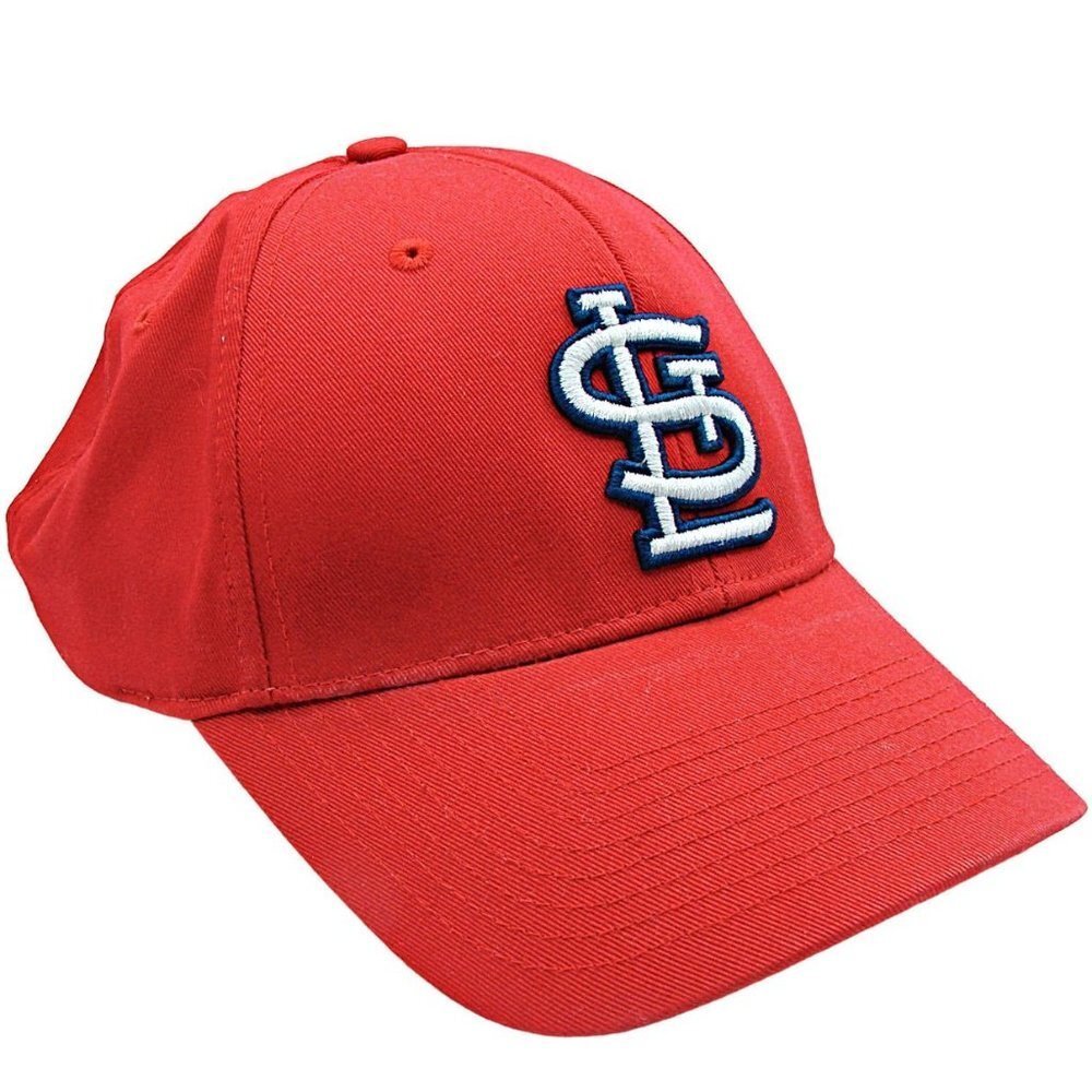 MLB St. Louis Cardinals 90s Snapback Hat Vintage Outdoor Cap Logo Red One Size